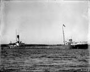 Starboard view of laker JAMES WATT, laden, of the Jenkins Steamship Co 1929
