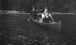 "Out For A Good Time", canoeing, Muskoka Lakes ca. 1909