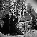Tank crew of the Three Rivers Regiment with their Sherman tank, Termoli, Italy, 15 October 1943 October 15, 1943