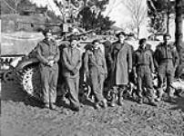 Personnel of First Troop, "C" Squadron, Governor General's Horse Guards, with their Honey tank, Cervia, Italy, 19 January 1945 January 19, 1945