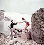 Sightseers at Niagara Falls ca. 1960
