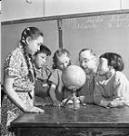 Geography lesson at All Saints School 1953