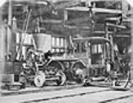 "Trevithick" railway engine under construction at Point St. Charles vers mai 1859.