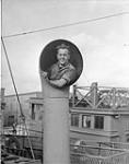 Able Seaman Lévis Leboeuf, Royal Canadian Naval Volunteer Reserve (R.C.N.V.R.), St. John's, Newfoundland, 10 November 1942 November 10, 1942.