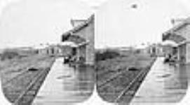 Grand Trunk Railway Station, Rivière du Loup, Quebec. ca. 1860