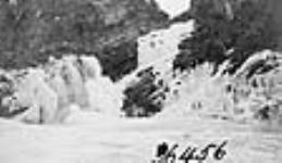 Cameron Falls in winter, Waterton Lakes Park 1919