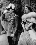 Their Majesties King George VI and Queen Elizabeth at the Parliament Buildings 19 May 1939