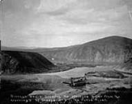 Bonanza Basin showing the Klondike River from the working's of dredge No. 3 to the Yukon River, Y.T. June 14th, 1914