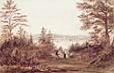 A Picnic on the Heights of Point Levi opposite Quebec ca 1830