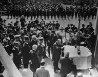 H.R.H. the Prince of Wales laying the cornerstone of the Peace Tower, Parliament Buildings 1 Sept. 1919
