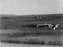 Calgary from the Elbow River on the Canadian Pacific Railway c.a. 1885