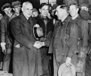 Hon. C.D. Howe visiting International Nickel Company 16 Feb. 1942