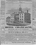 Champagne Hotel (Now La Salle Academy) Sussex Street near the cathedral) 4 June, 1861