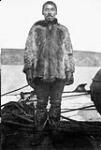 Sipadaitiak, man about 30 yrs old from Herschel Island. A sailor on S.S. "Belvedere" for the whaling season. Aug. 28, 1912 28 Aug. 1912.