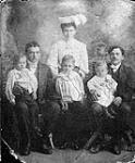 The Kulka family. Left to right: Alex on Uncle Mike's knee, George, Anna,Harry on Wasyl's knee c 1906