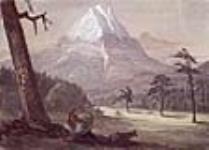 Le mont Rainier vu de « La Grande Prairie » Nisqually, Puget Sound, Washington septembre 21, 1845