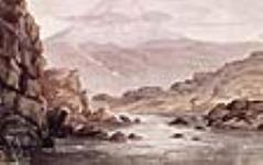 Mount Hood from 'Les Dalles', Columbia River, (Wash/Oregon) ca août 24, 1845