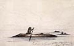 Traversée du lac Askow ou Flatbow (l'actuel lac Kootenay) 10 August 1845