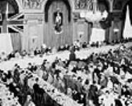 Banquet at the Chateau Laurier celebrating Rt. Hon. W.L. Mackenzie King's twenty-fifth anniversary as Leader of the Liberal Party 7 Aug. 1944