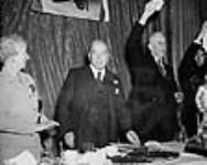 Banquet celebrating Rt. Hon. W.L. Mackenzie King's twenty-fifth anniversary as Leader of the Liberal Party 7 Aug. 1944