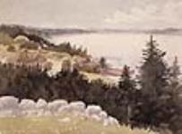 Le bassin Bedford, depuis la colline surplombant la première tannerie 1840