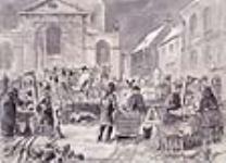 Le marché de la haute-ville de Québec à -17 F ca. 1873