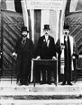 [Opening of the Hebrew Men of England Synagogue, Spadina Ave., Toronto, Ontario.] [1921]