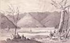 Lac Kuttespelm (c.-à-d. Kalispel, l'actuel lac Pend Oreille), Idaho 12 août 1845