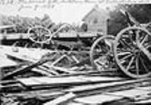 The wreck of the artillery train (B.Q.R.) at Enterprise 9 June 1903