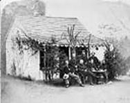Exterior view of British officers and their Quarters in San Juan Island n.d.