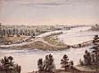 Maitland's (Kilmarnock) Rapids, Rideau Canal, ca. 1835