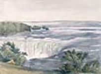 Les chutes Horseshoe vues de l'hôtel Pavilion, chutes Niagara août 1838