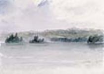 Quelques-unes des mille îles sur le fleuve Saint-Laurent juillet 1838