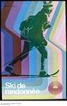 Ski de randonnée : advertisement poster on sport n.d.