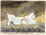 Île de glace, juillet 1818, 74 degrés de latitude nord, 65 degrés de longitude ouest 1818