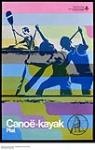 Canoë-kayak. Plat : advertisement poster on sport n.d.