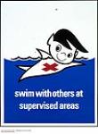 Swim with Others at Supervised Areas : Red Cross preventive campaign n.d.