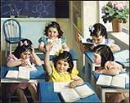 Dionne Quintuplets - School Days ca. 1938
