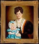 Portrait of Mrs. Nicol Hugh Baird (née Mary Telfer White) and her daughter Mary Telfer Baird 1833