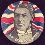 Lapel button: Sir Charles Tupper n.d.