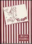 "Tit-Coq" : page couverture du programme de la pièce jouée en anglais au Harris Theatre à Chicago [en 1951]