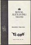 [Theatre programme for the play 'Tit-Coq', English version, at the ...] 1951