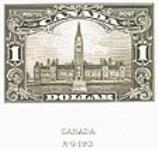 [Centre Block of the Parliament Buildings] [philatelic record] 26 January, 1929