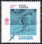 Calgary 1988, biathlon = Calgary 1988, le biathlon [philatelic record] 1986.