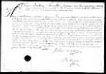 [Certificat des bons services rendus par René-Louis Chartier de Lotbinière ...] 1690, novembre, 25
