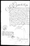 [Commission de conseiller-garde des sceaux du Conseil supérieur de Québec ...] 1703, juin, 01