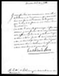 [Lettre de Lévis à Michel Chartier de Lotbinière, cachet effacé ...] 1784, mai, 02