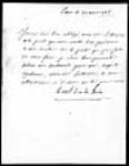 [Lettre de Lévis à Michel Chartier de Lotbinière - remerciements ...] 1785, mars, 31