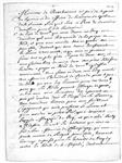 [Mémoire de l'abbé Jean-François Buisson de Saint-Cosme à l'intendant François ...] 1705, octobre, 22