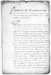 [Document préparé par François de Beauharnois de La Chaussaye relatif ...] 1705, mai, 29